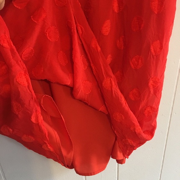 Bright red Broadway & Broome polka dot dress - Picture 5 of 8